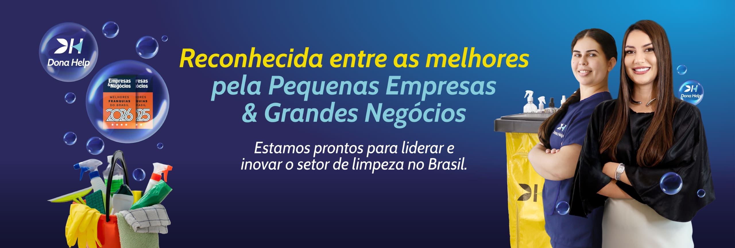 Dona Help foi reconhecida entre as melhores pela Pequenas Empresas & Grandes Negócios