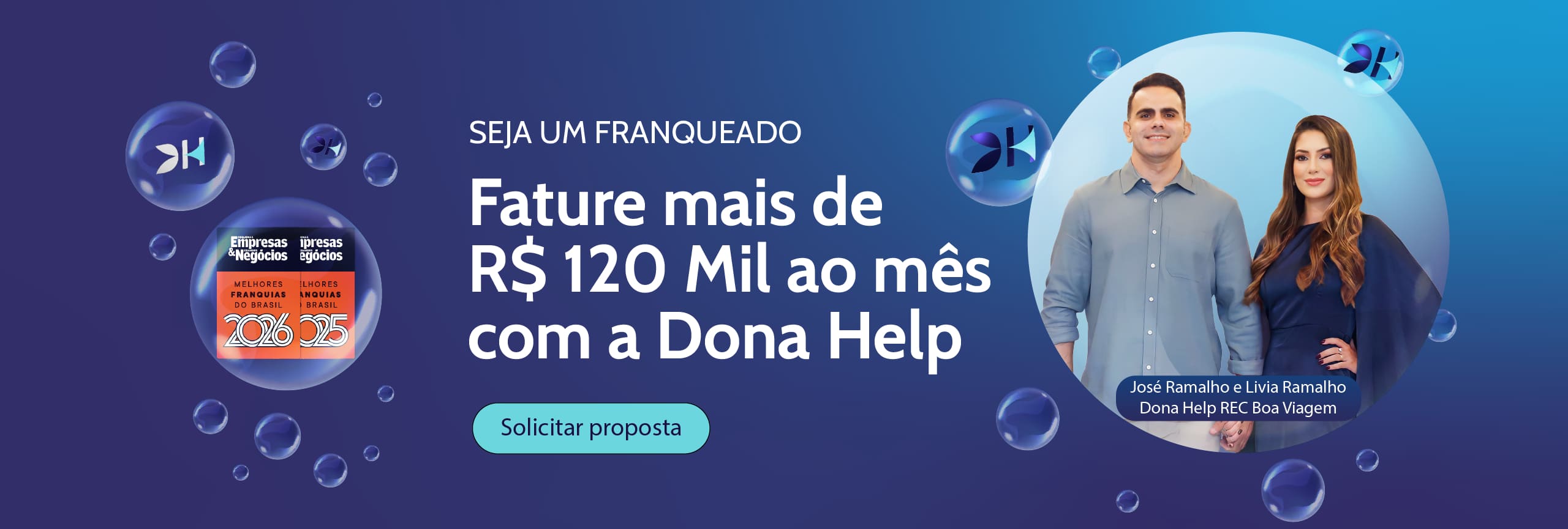 Seja um franqueado Dona Help
