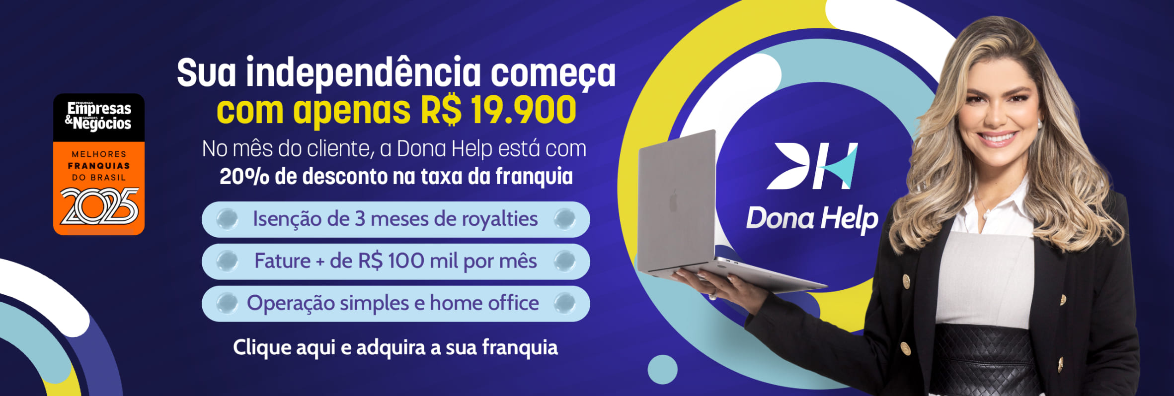 Seja um franqueado Dona Help