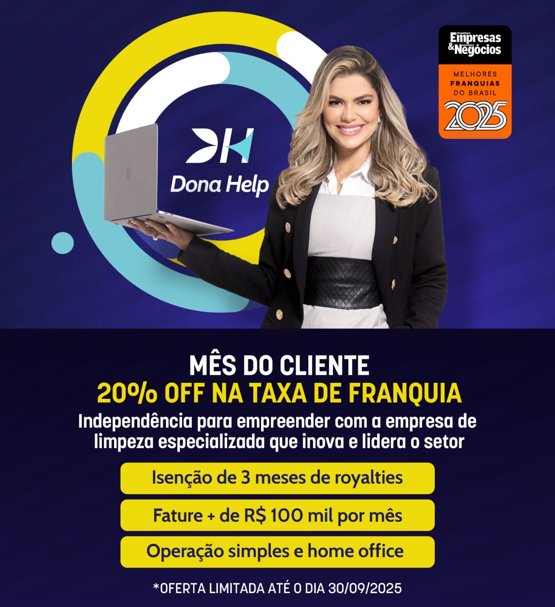 Seja um franqueado Dona Help